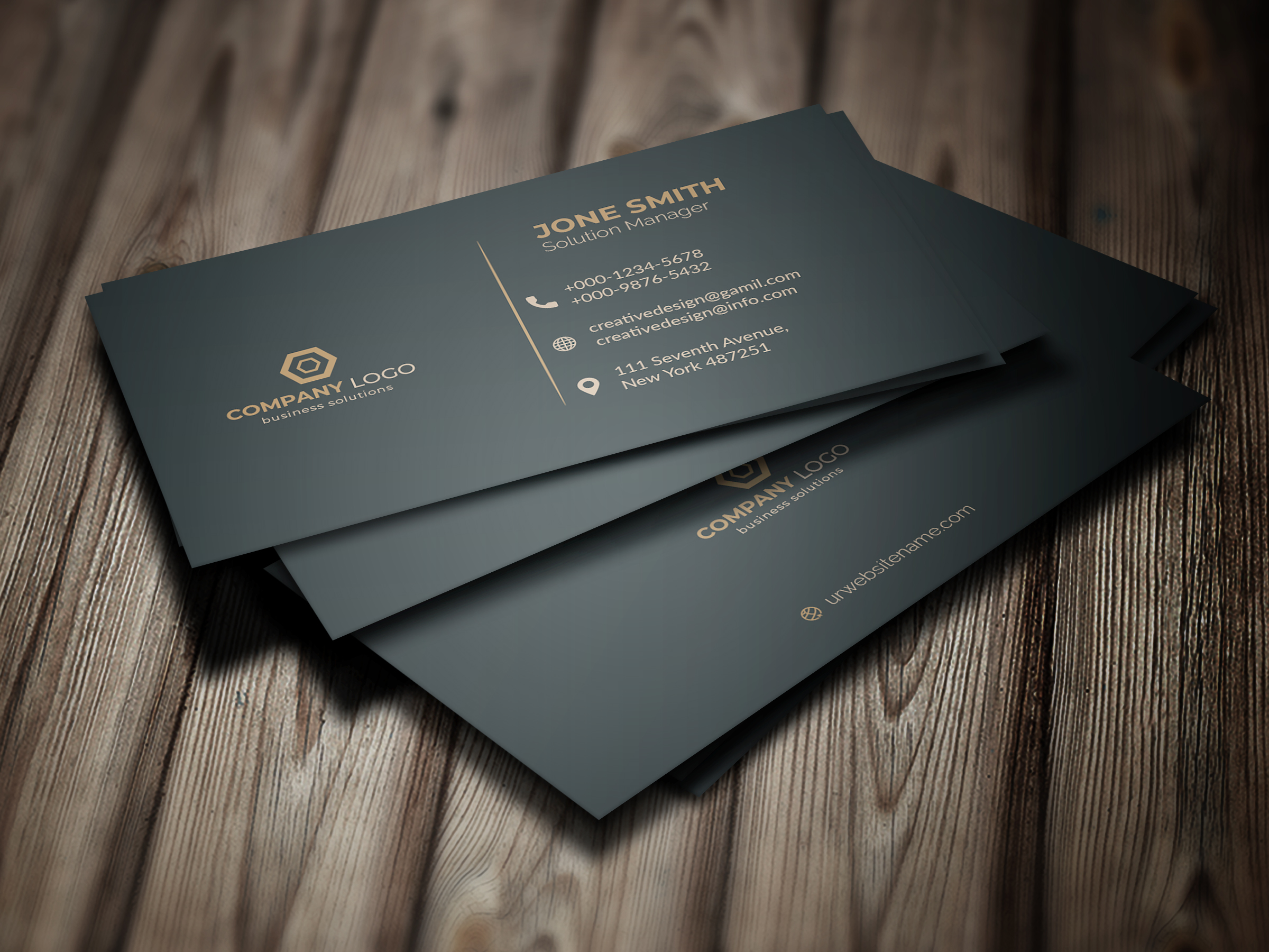 I Will Design Professional Modern Business Card for You