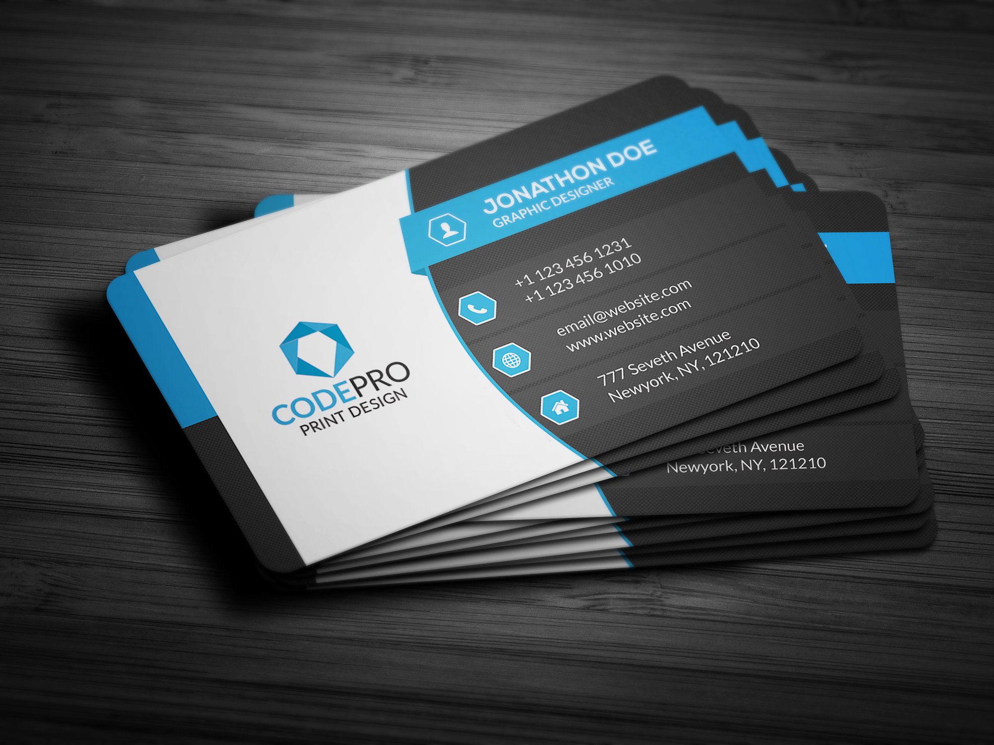 I Will Design Professional Modern Business Card for You