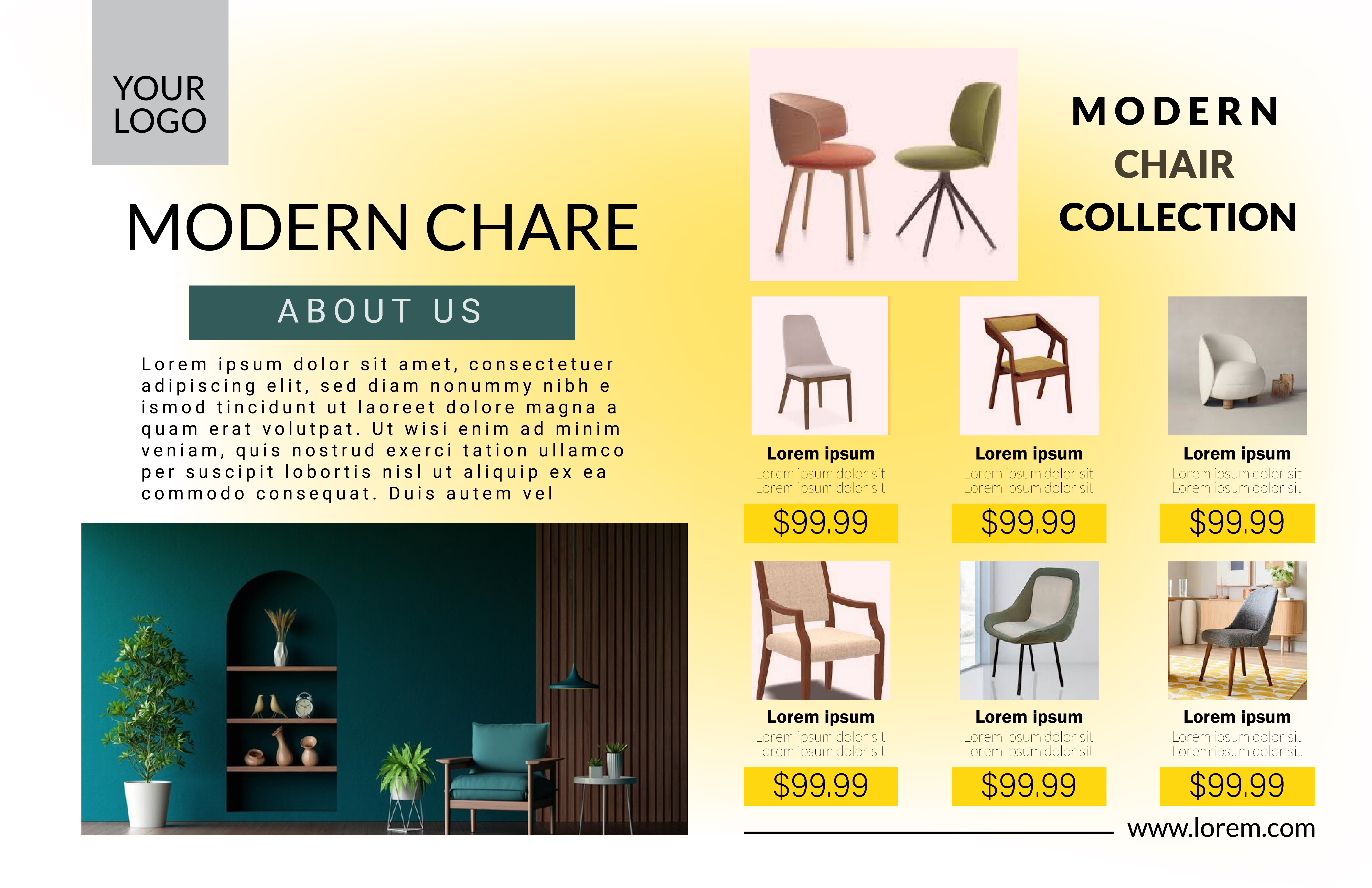 I will create minimal & corporate flyer or brochure