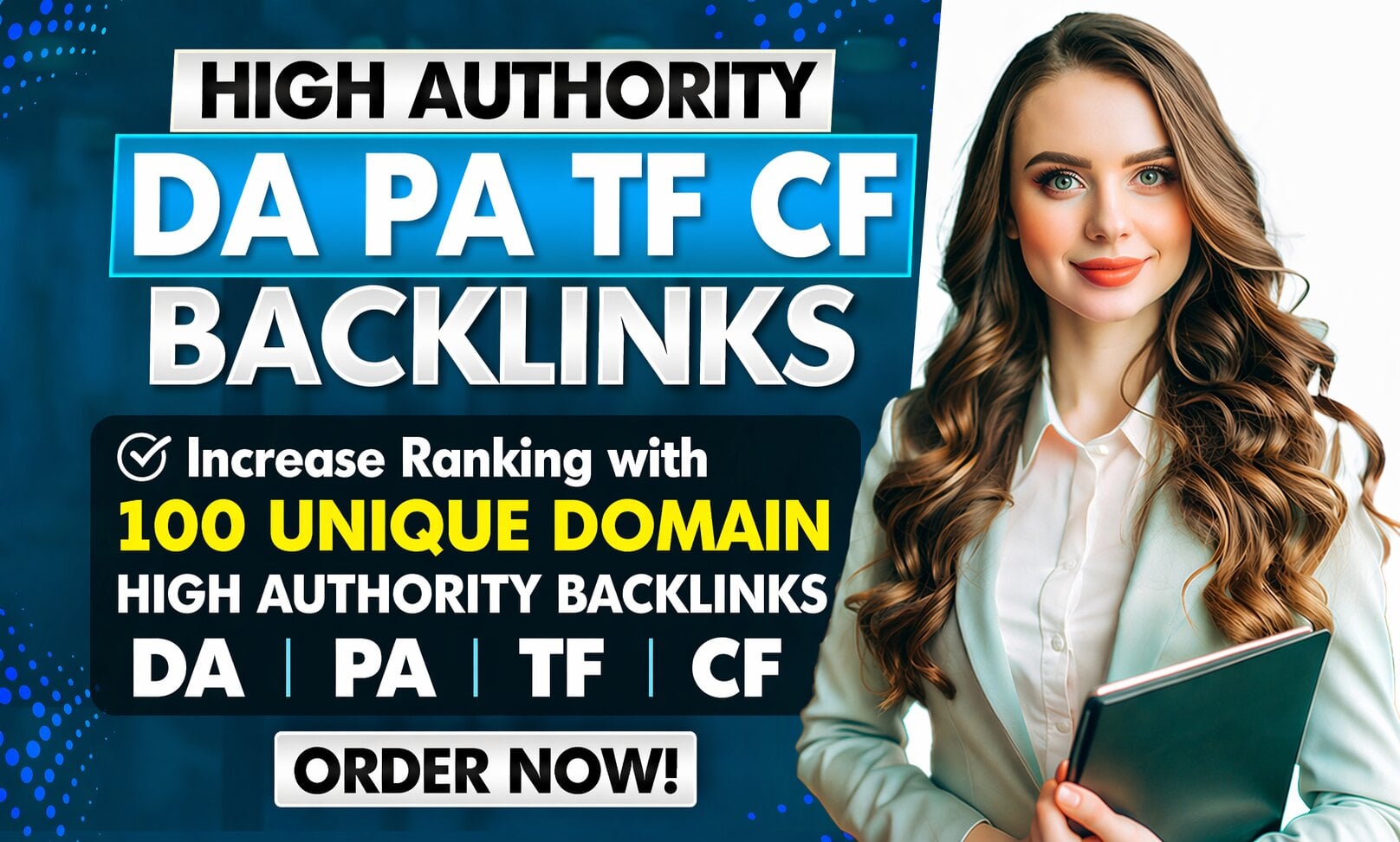 I Will Increase Ranking With 150 Unique High Authority Backlinks High DA PA TF CF 