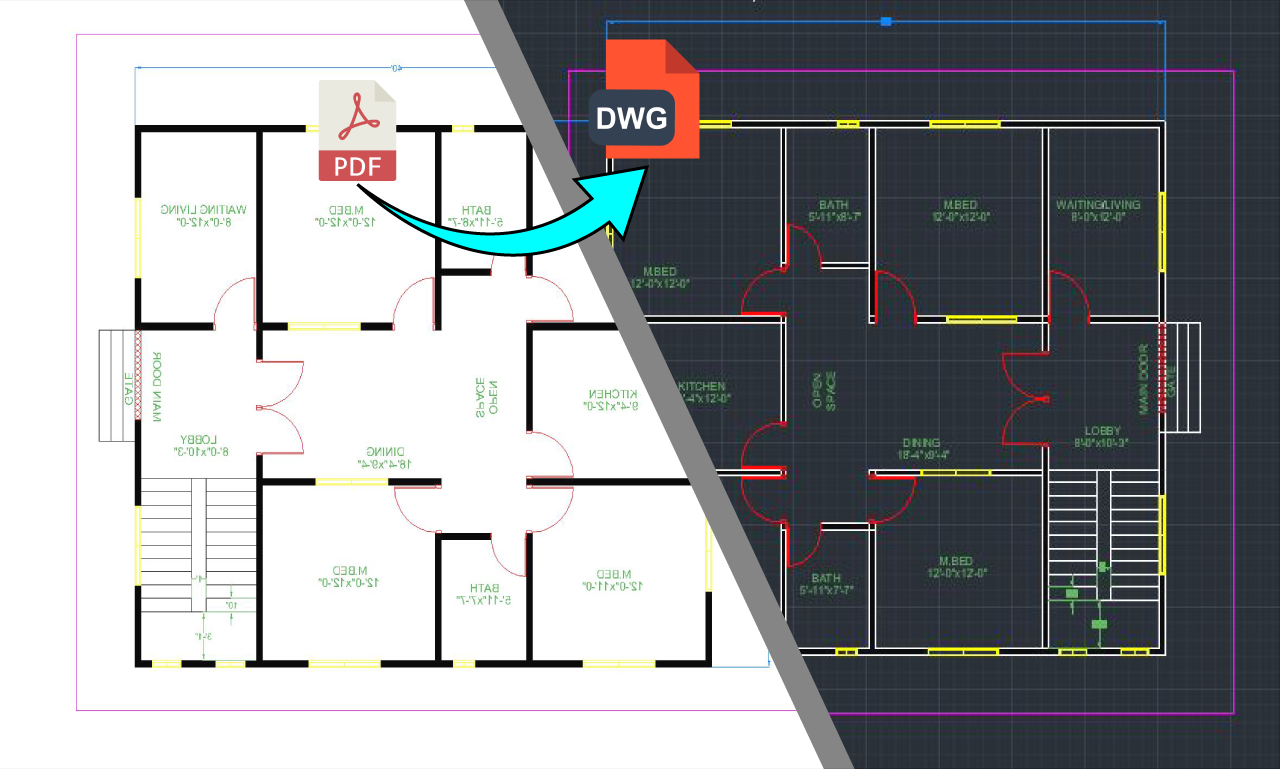 I will do autocad floor plan design,re-design,convert file etc