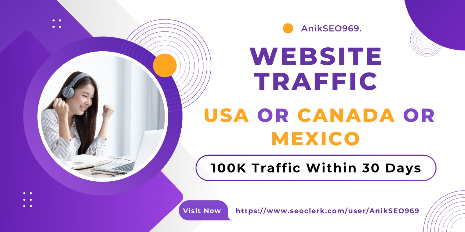 100K USA Or Canada Or Mexico Social OR Keyword Target...
