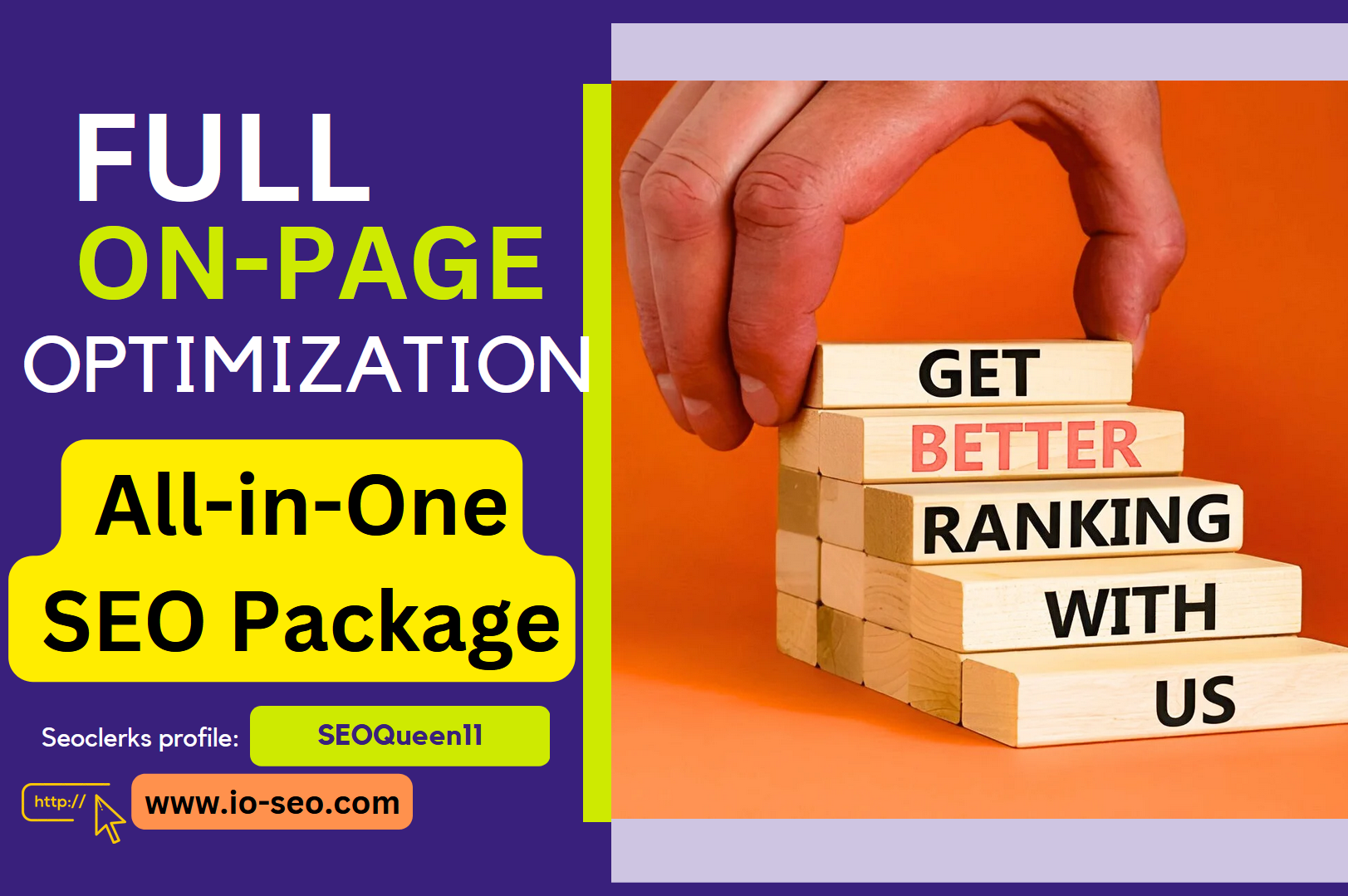 Full All-in-One On-Page SEO services Arabic&English 