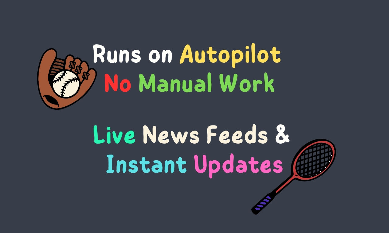 sports football cricket game automated news website