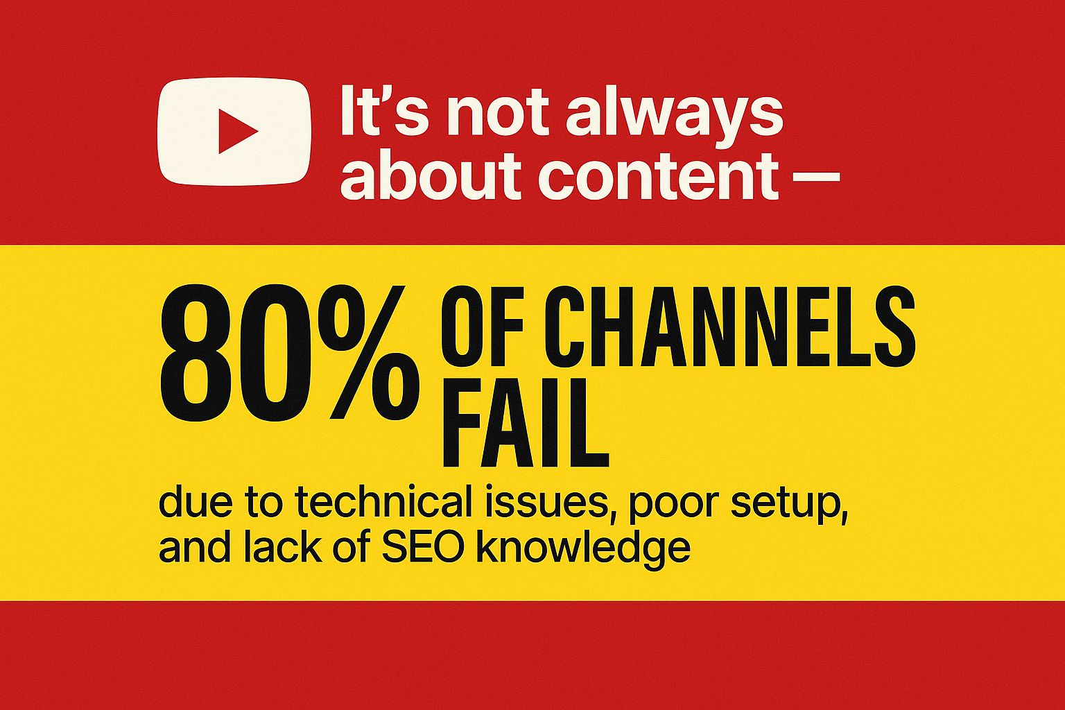 I will audit and improve your youtube presence with pro SEO