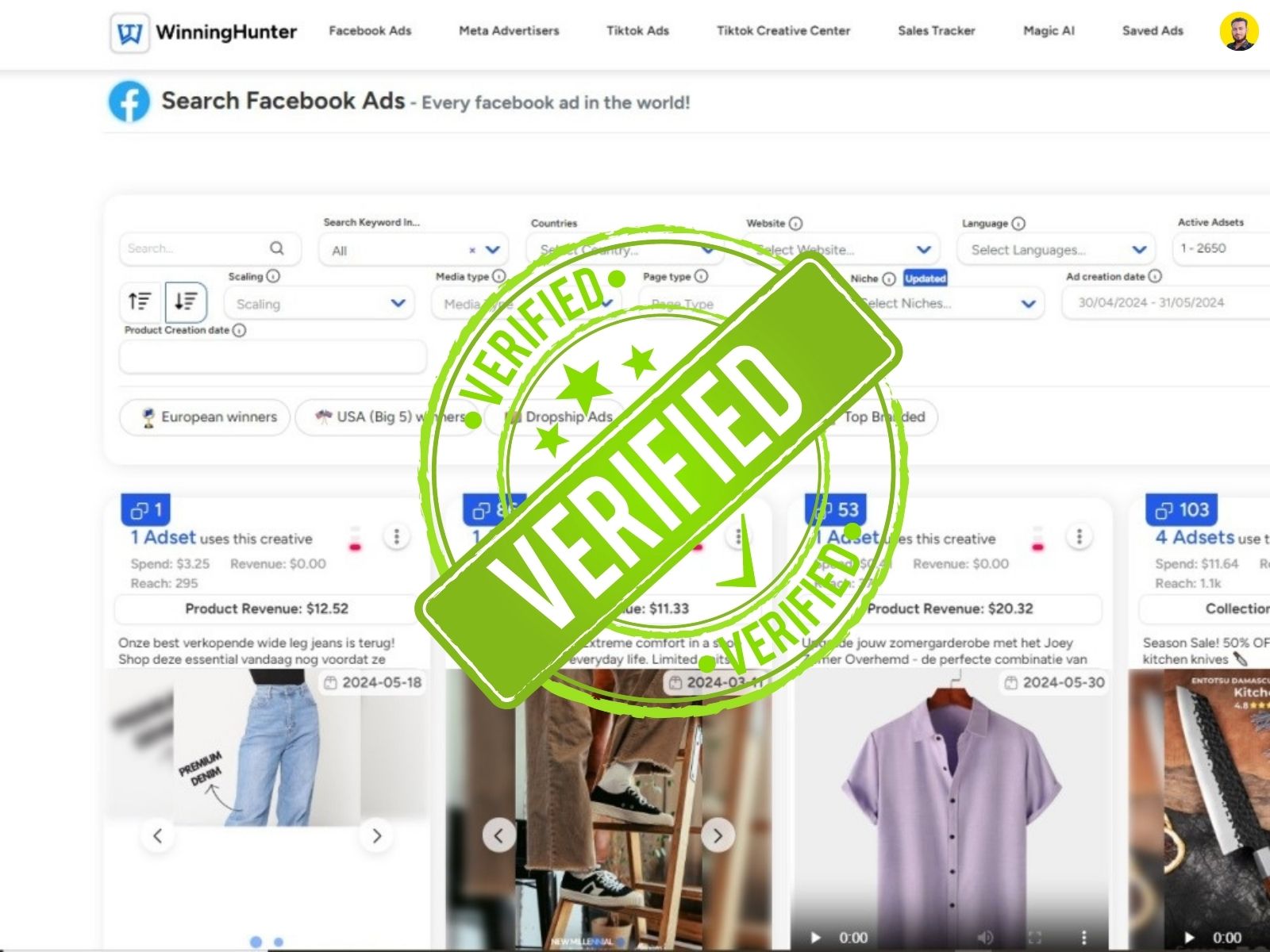 I will find Shopify Dropshipping Winning Products Research for Your Store