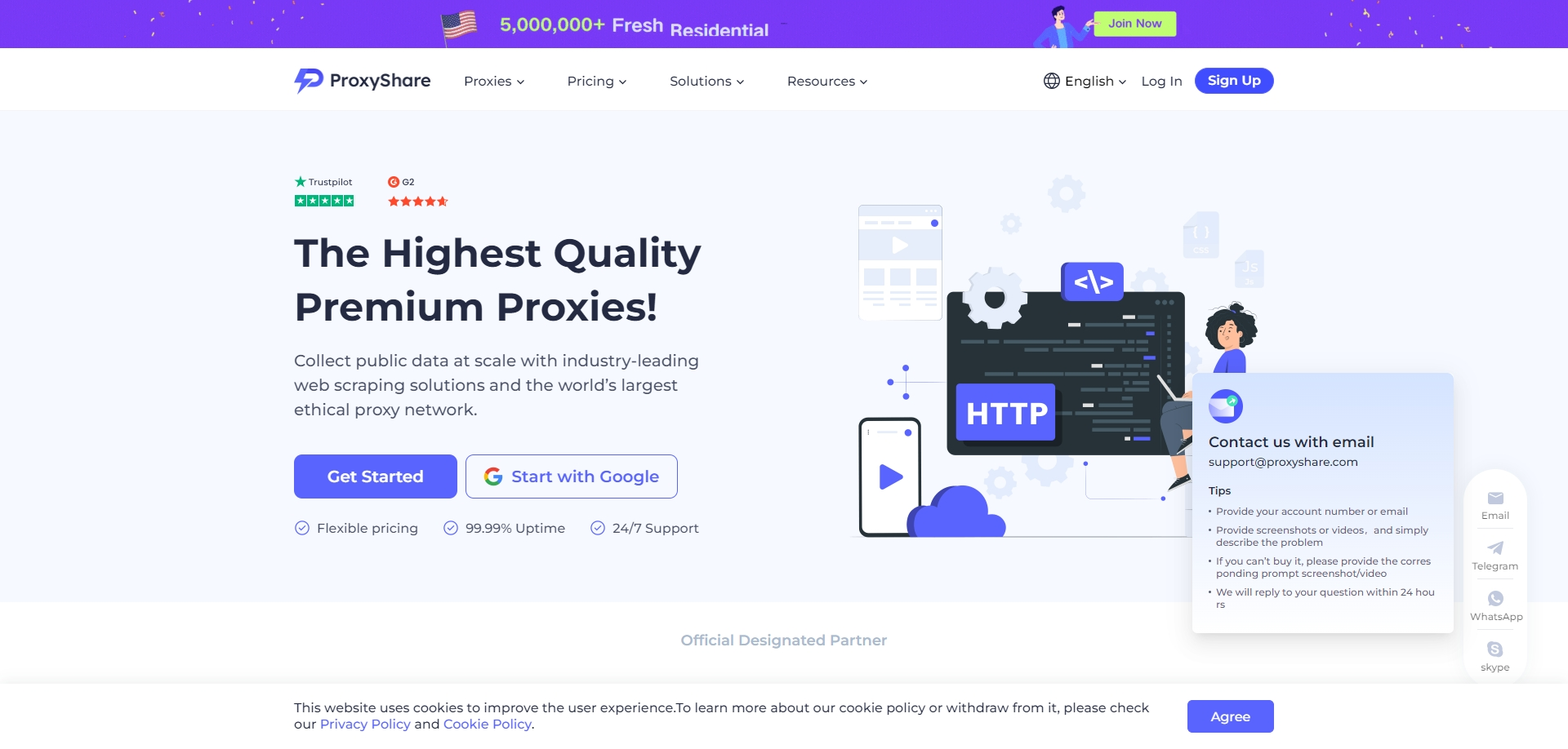 Best Residential Proxy offering data collection solut...