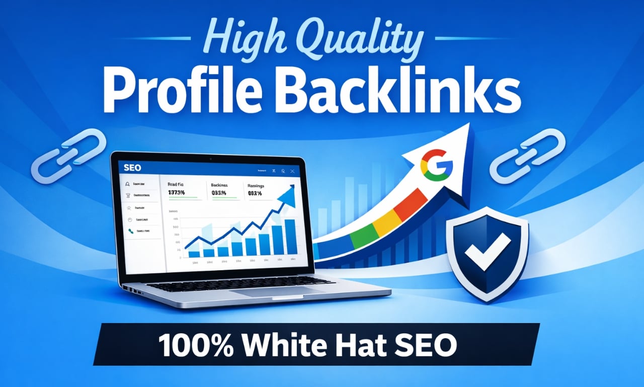 I will do100 high quality manual profile backlinks with full report