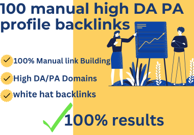 100 High-Authority Powerful Profile Backlinks&mdash;improve SEO & Rankings!