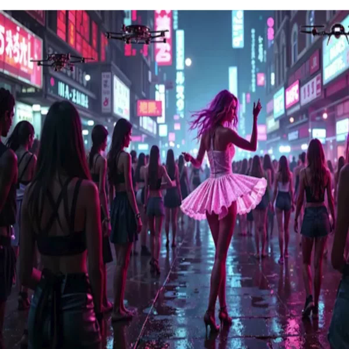 I will create epic ai music video creation