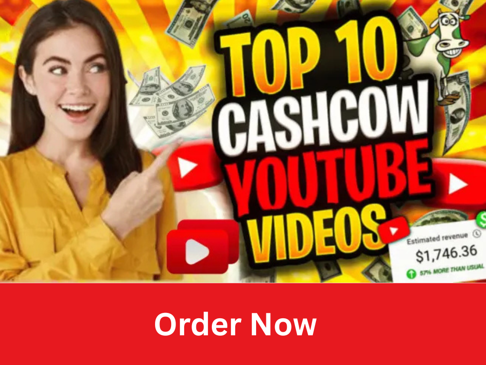 I will make vedios automation and top 10 faceless cashcow videos editing