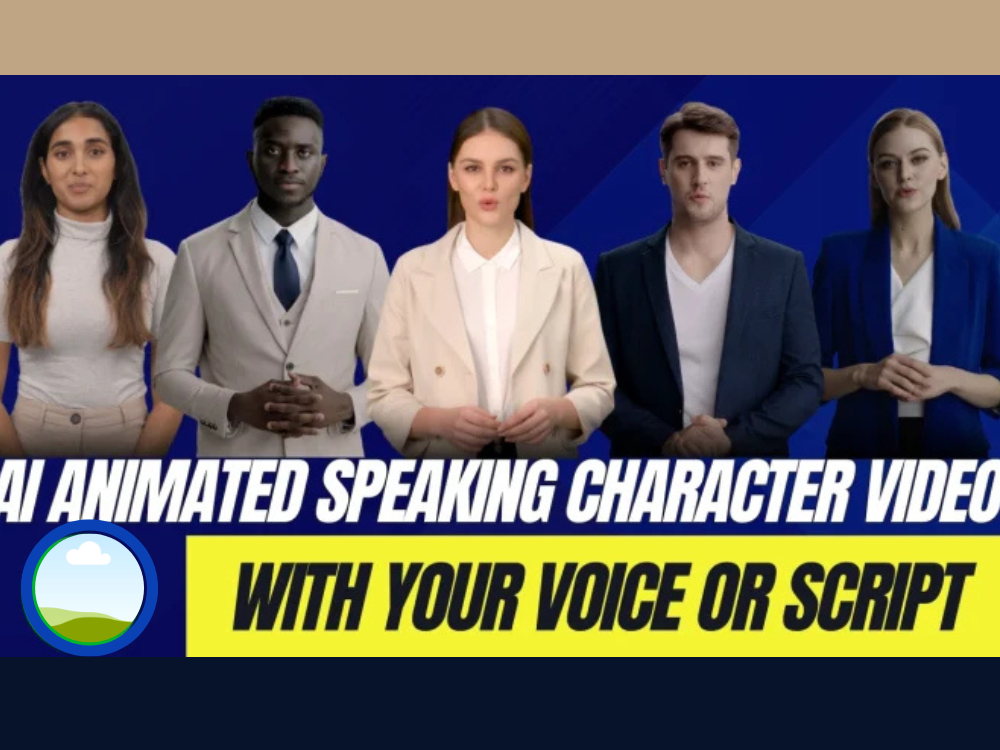 create ai animated speaking characters video with your script or voice