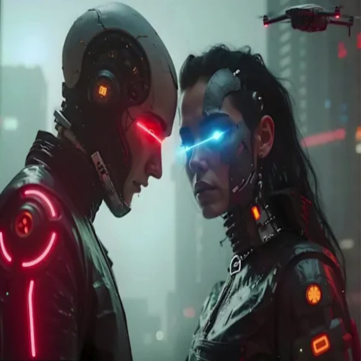 I will create epic ai music video creation