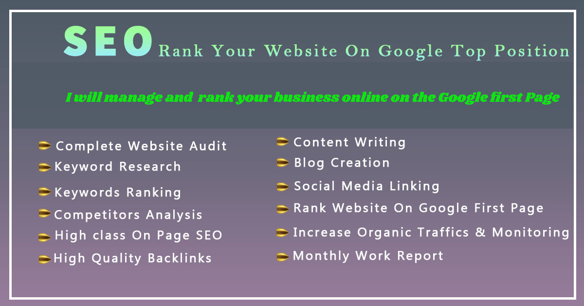 I will do SEO expert services to boost website ranking and traffic,
