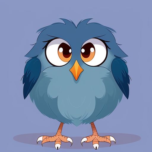 I will create a cartoon character based on your description