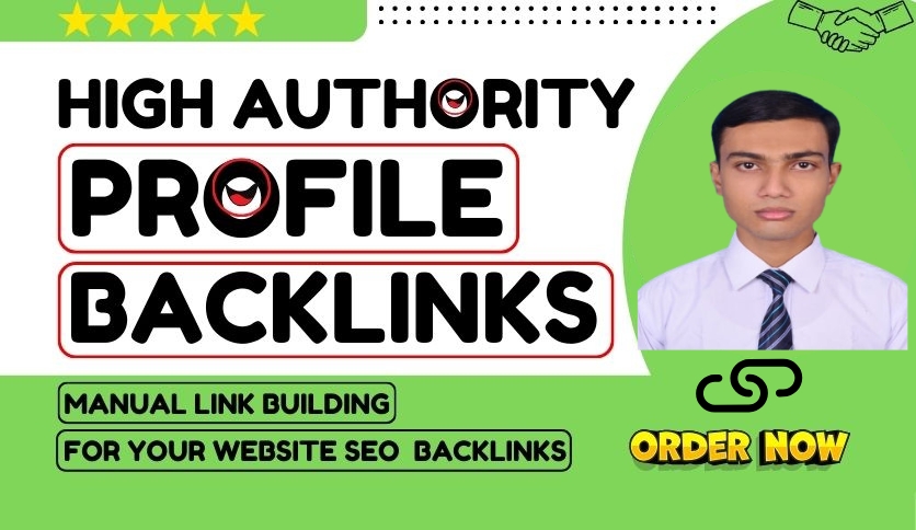 100 High Domain Authority SEO Profile Backlinks