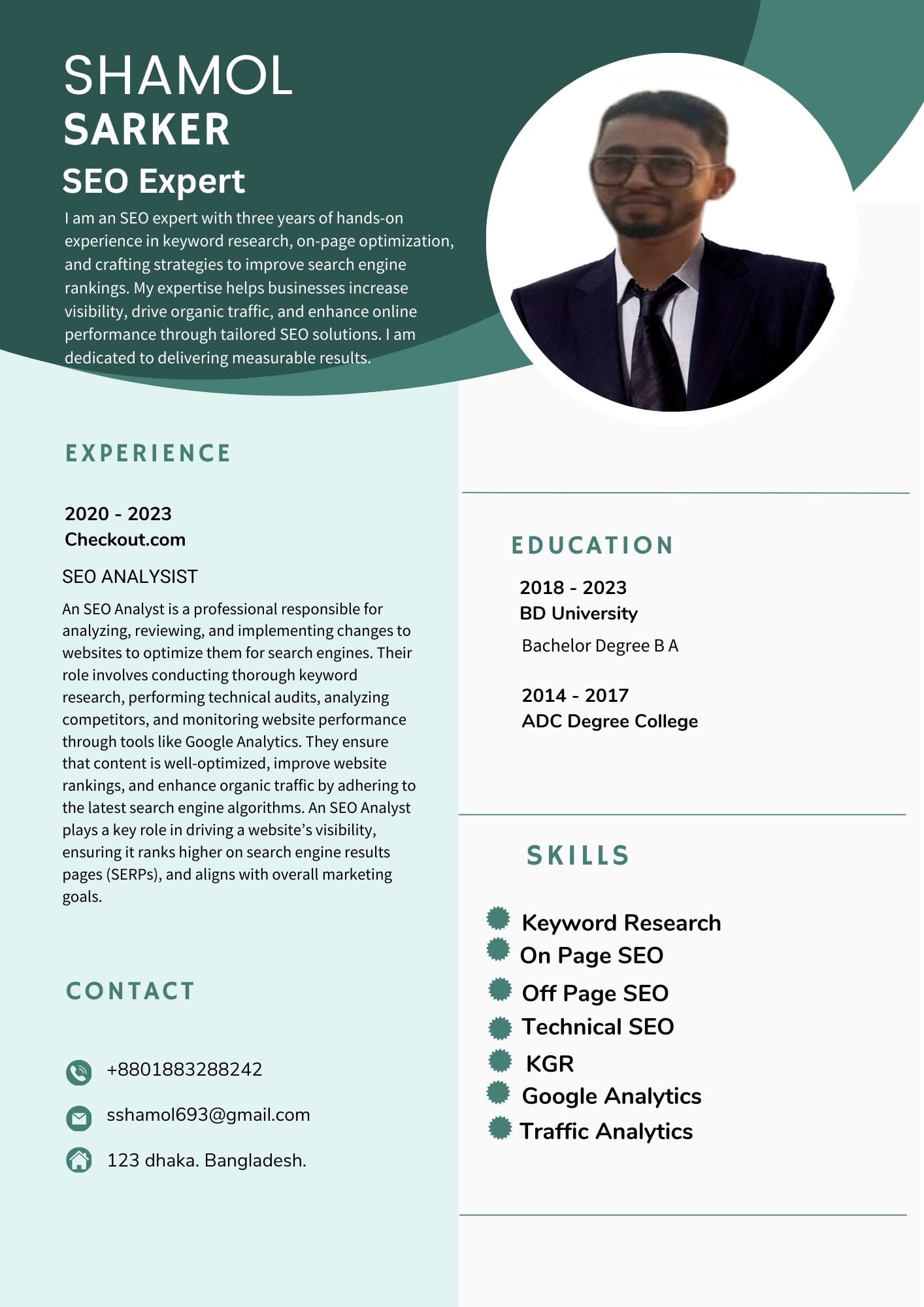 I will do organic traffic, number of keywords fast pages on google should increase