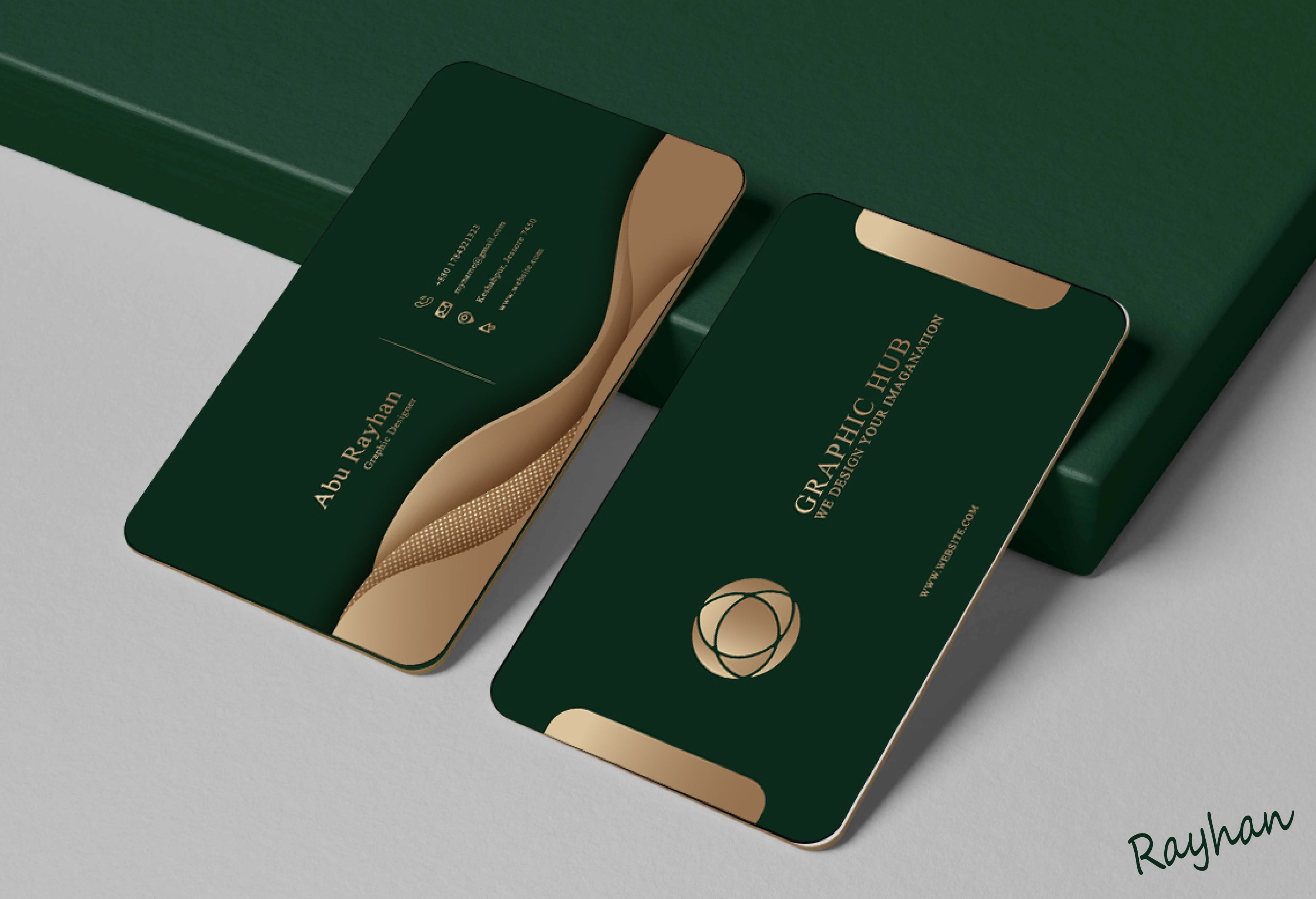 I will do super premium business card 