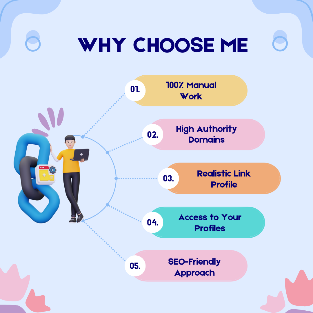 Get 100 Quality Indexable Profile Backlinks - High DA Guaranteed