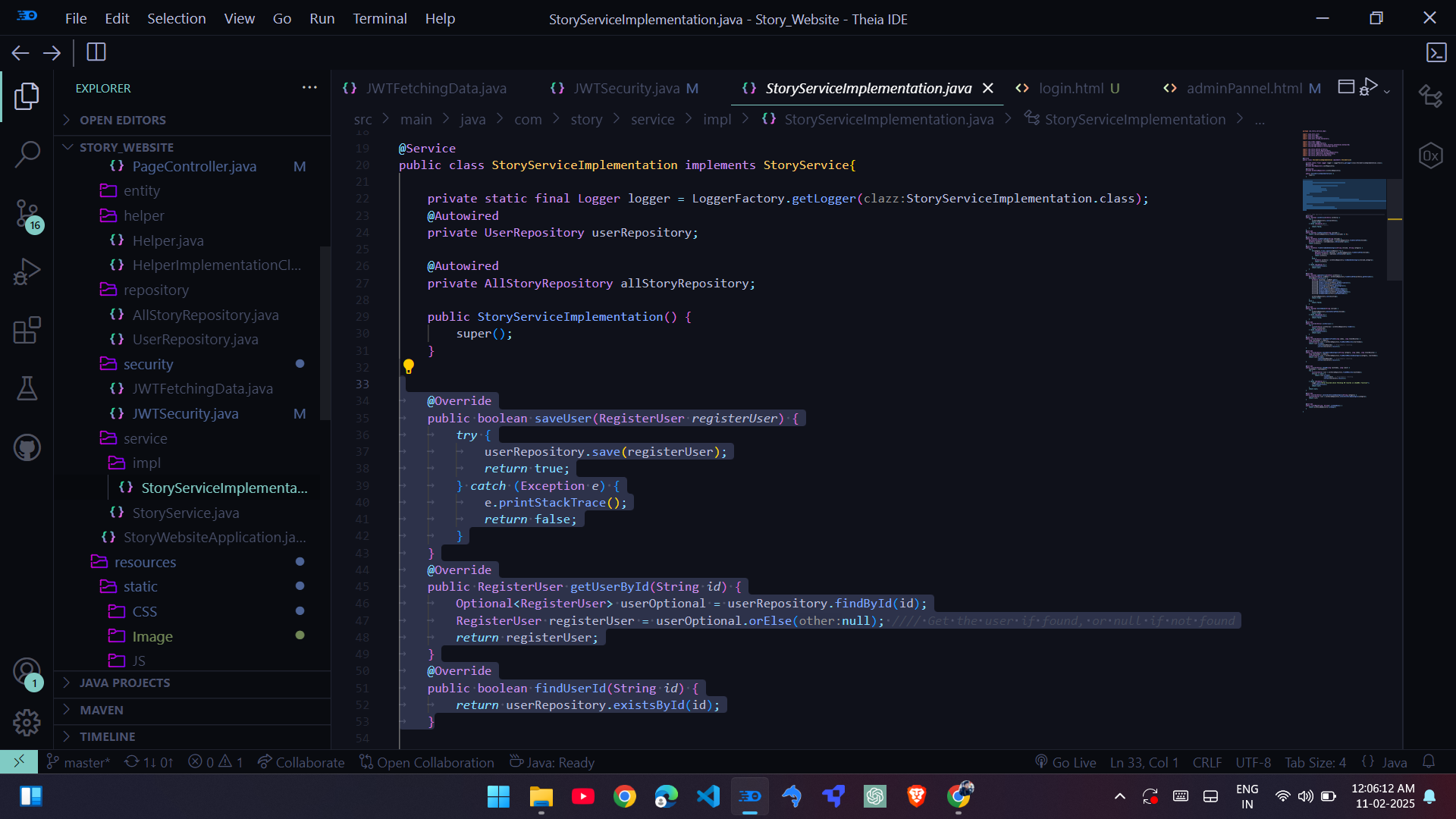 Fix & Optimise Thymeleaf, Spring Boot Website: Design Fixes, UI Upgrades, and Backend