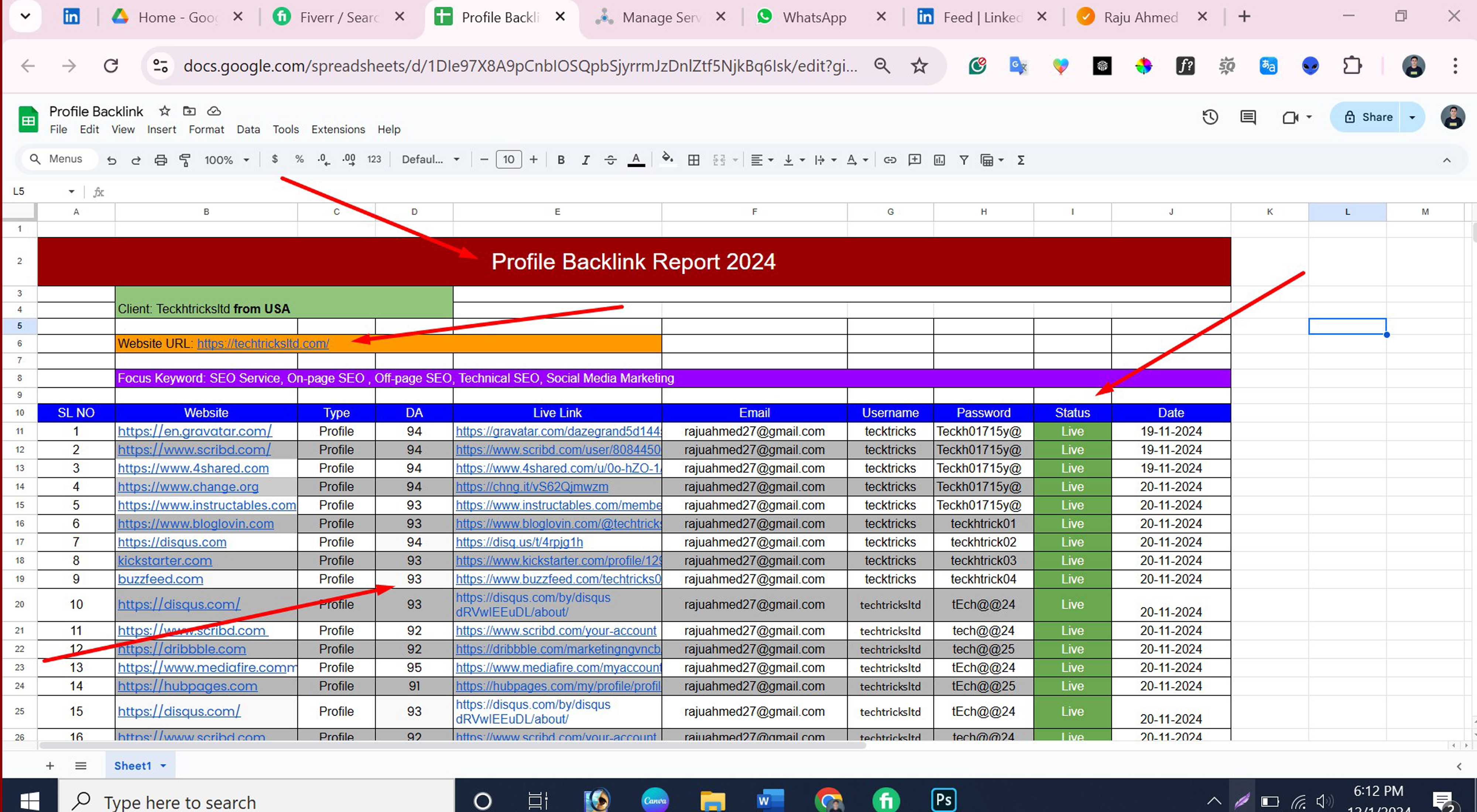 I Will Build High-DA Profile Backlinks to Supercharge Your Website Rankings.