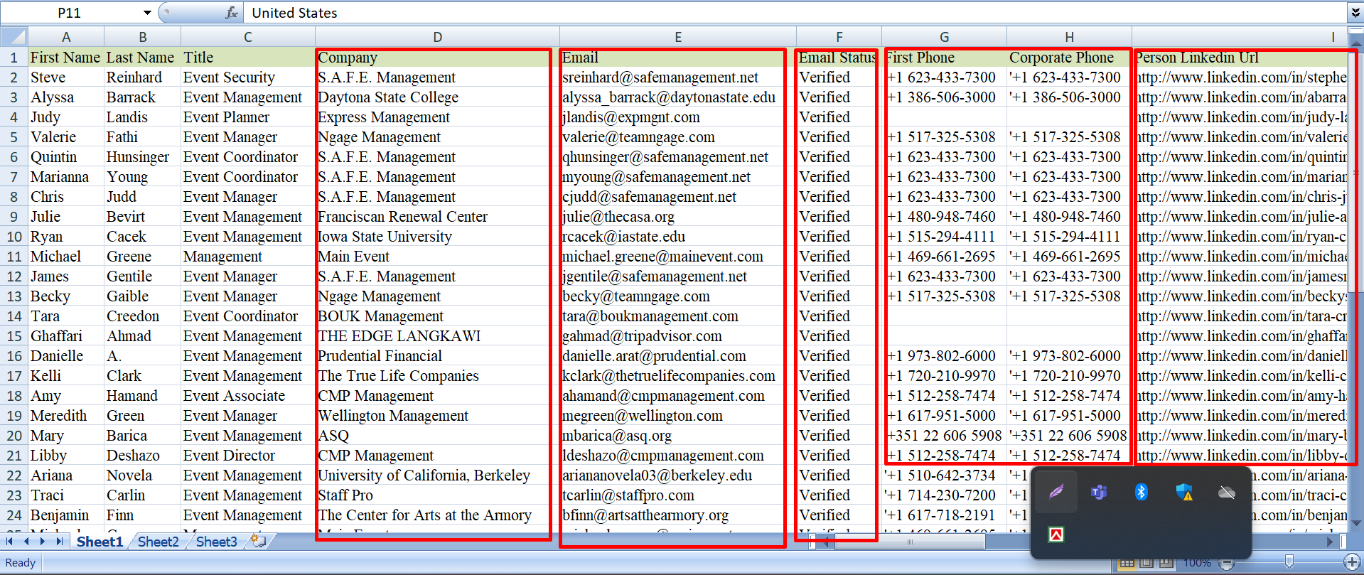 I will do niche targeted email list, b2b, Country Based Email list