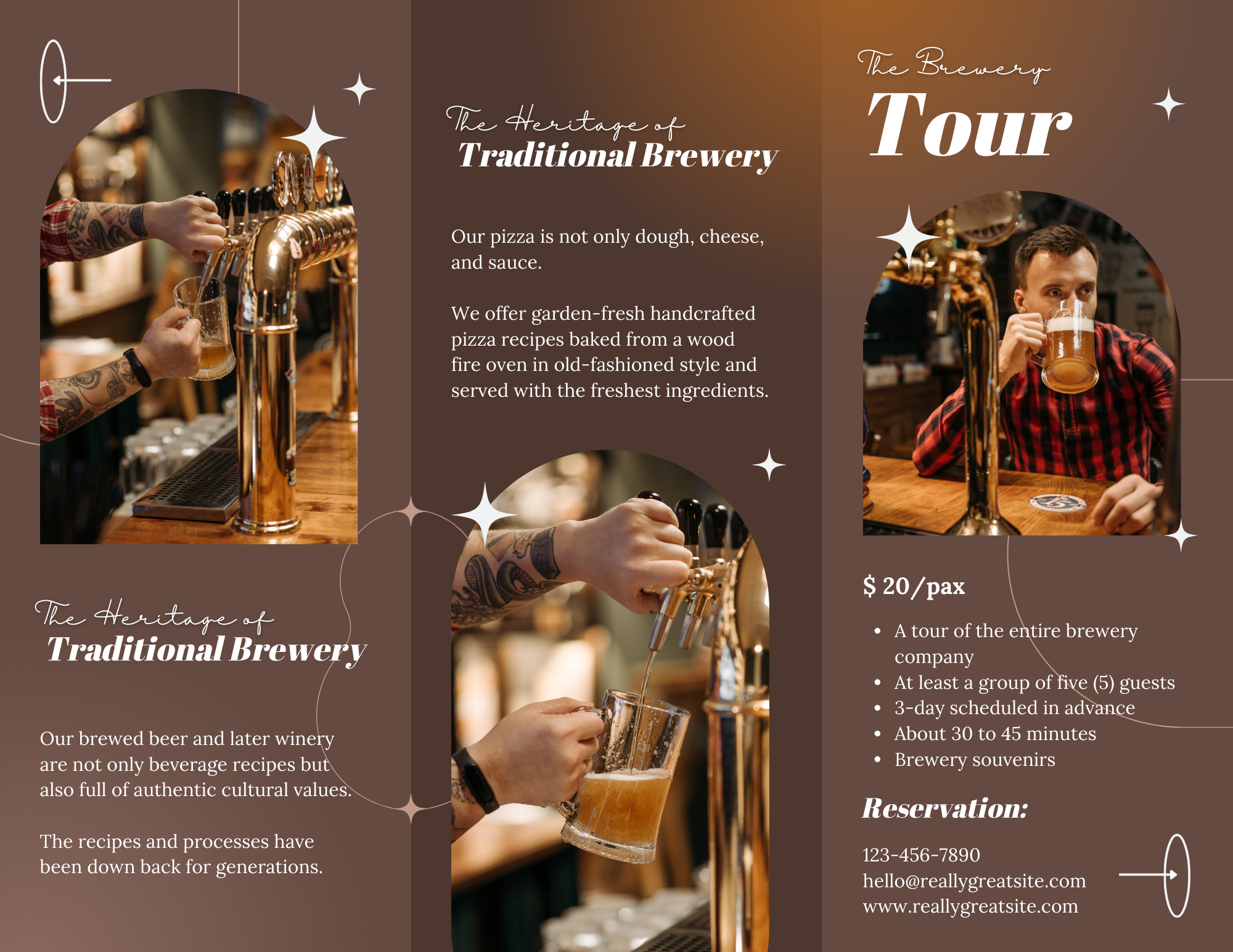 The purpose of the brochure (business promotion, event, awareness, etc.)