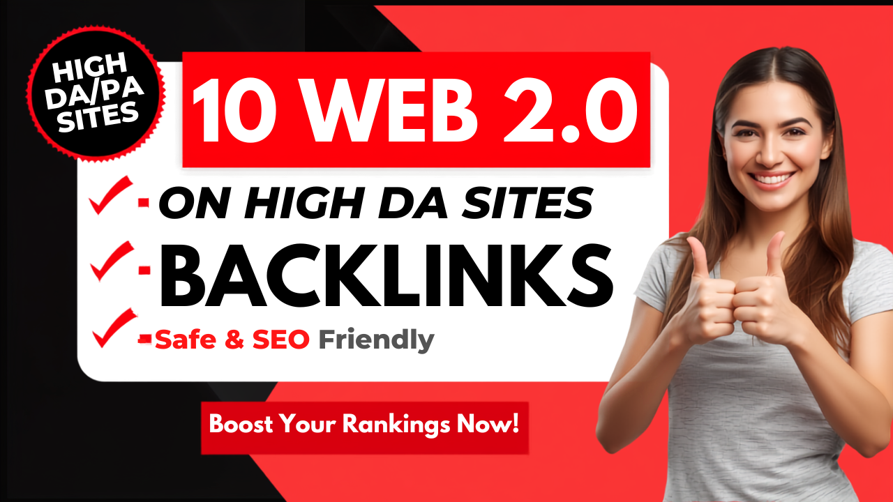 Build 10 Web 2.0 Backlinks for Your Website