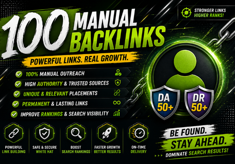 I will make 100 manual backlinks to improve Google ra...
