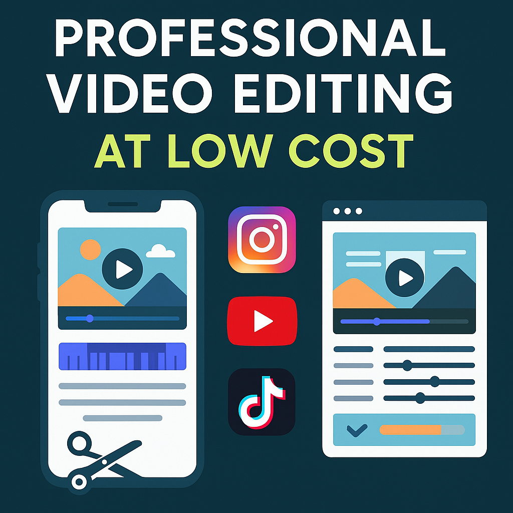 I Will Professionally Edit Your Video at a Cheap Price (Reels, YouTube, Promo)