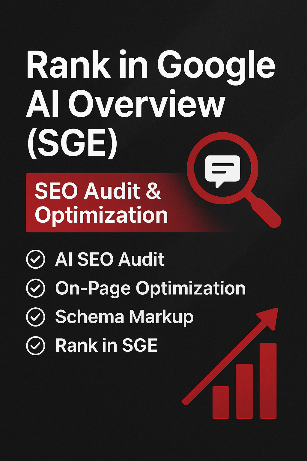 Rank in Google AI Overview (SGE) &ndash; Complete SEO Audit & Optimization