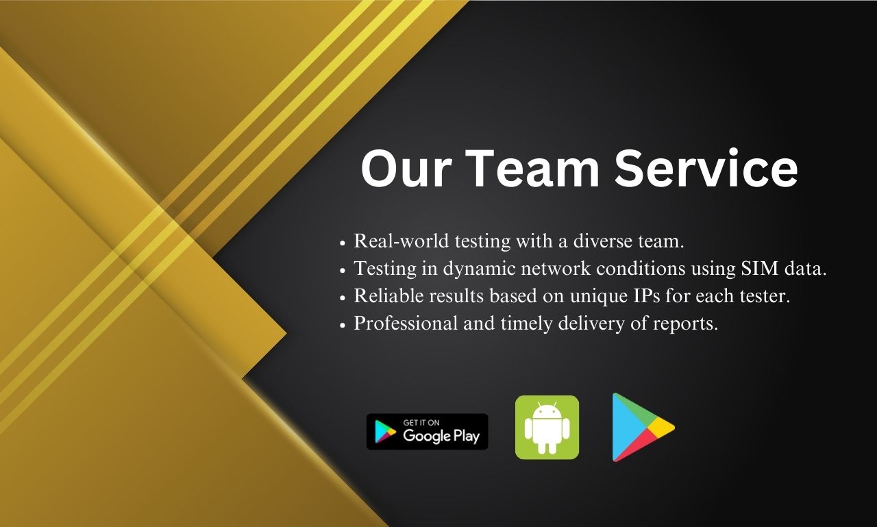 I will test your android app closed testing 25 testers with unique sim data and ips