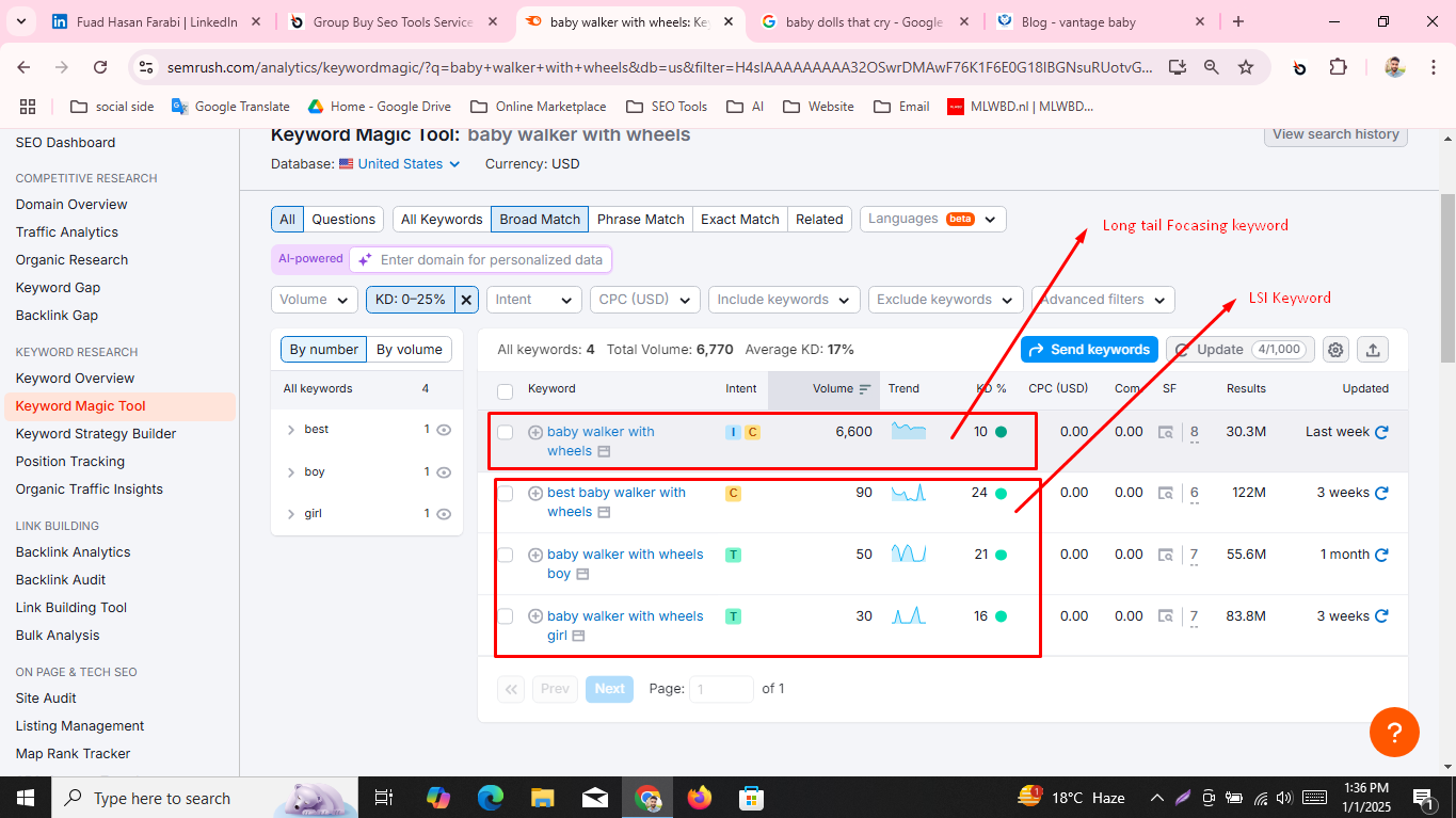 I will provide the best keyword Analysis for seo