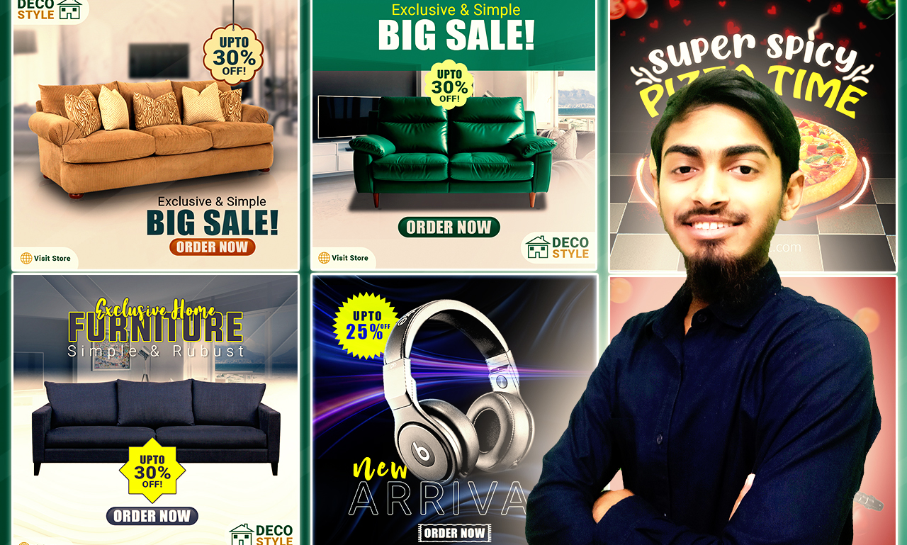 Social Media Design for Facebook, Instagram, Web Banner, LinkedIn, Ads Banner