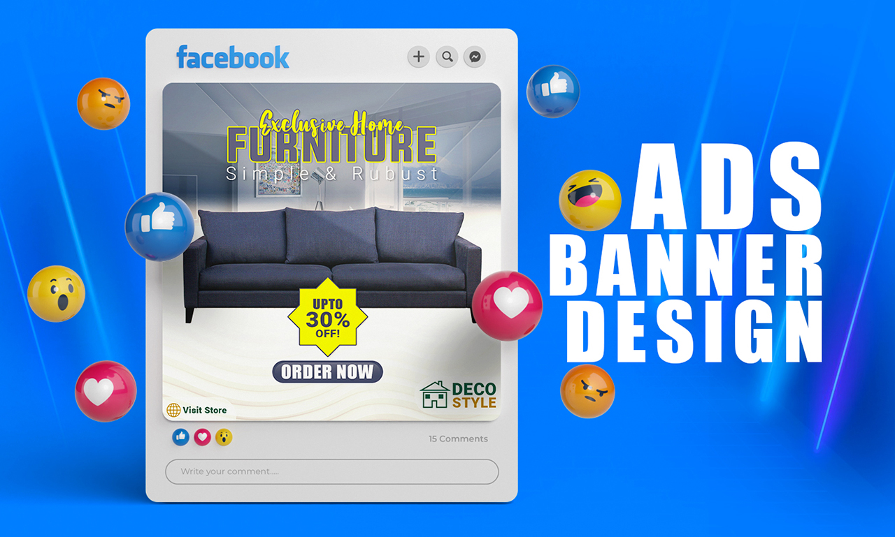 Social Media Design for Facebook, Instagram, Web Banner, LinkedIn, Ads Banner