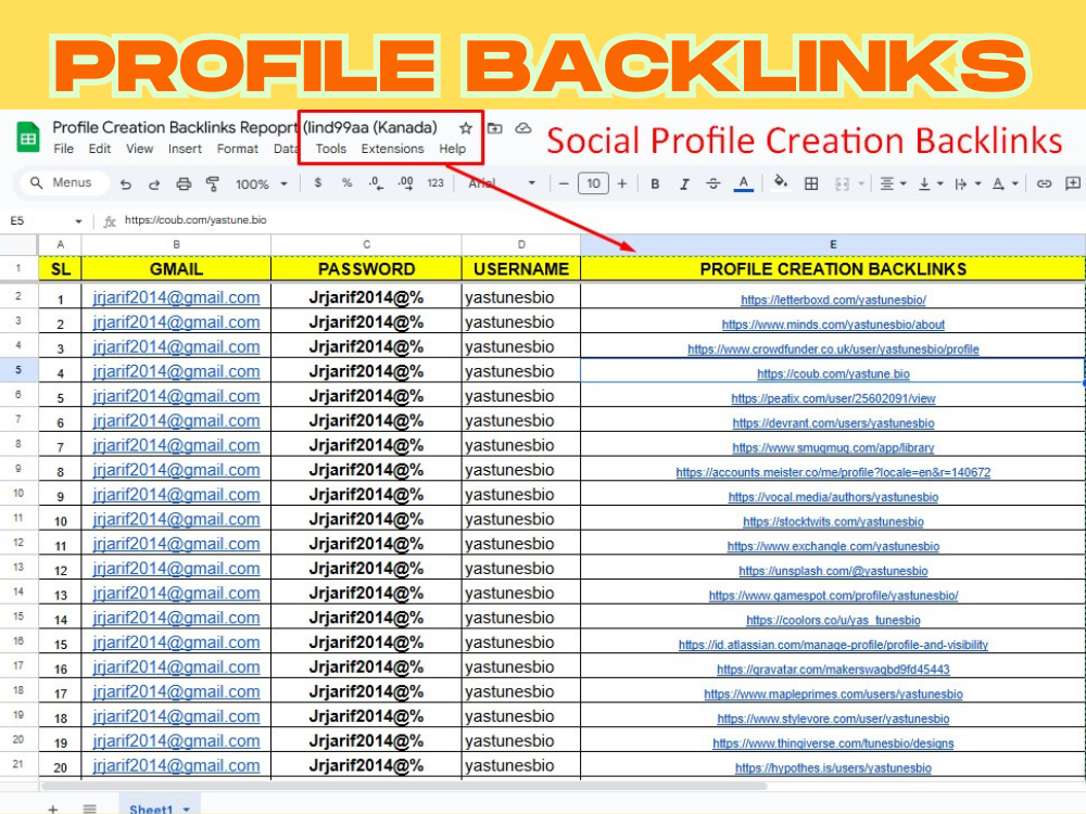 Boost SEO with 60 High-Quality Profile Creation Backlinks To Build Authority Fast