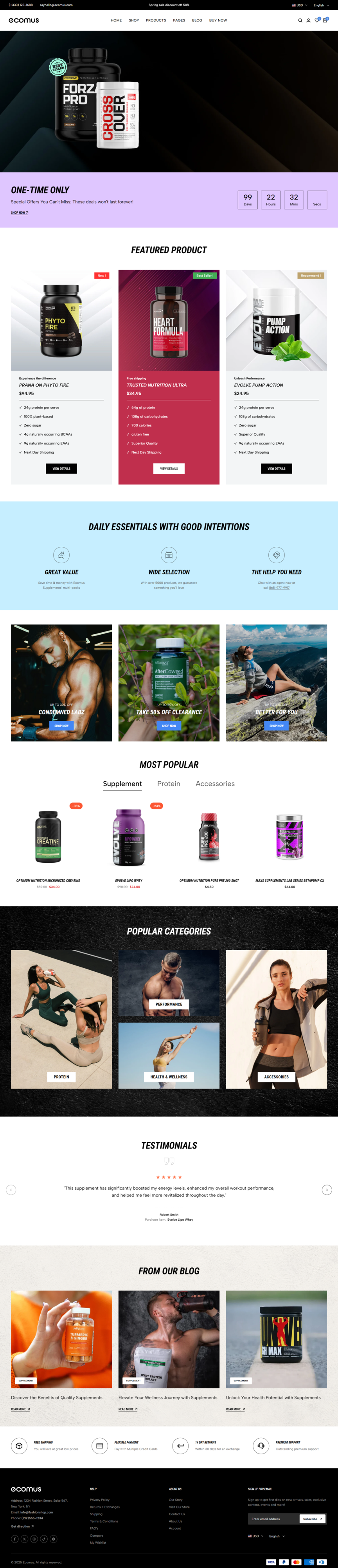 I will create, redesign, optimize shopify dropshipping store design