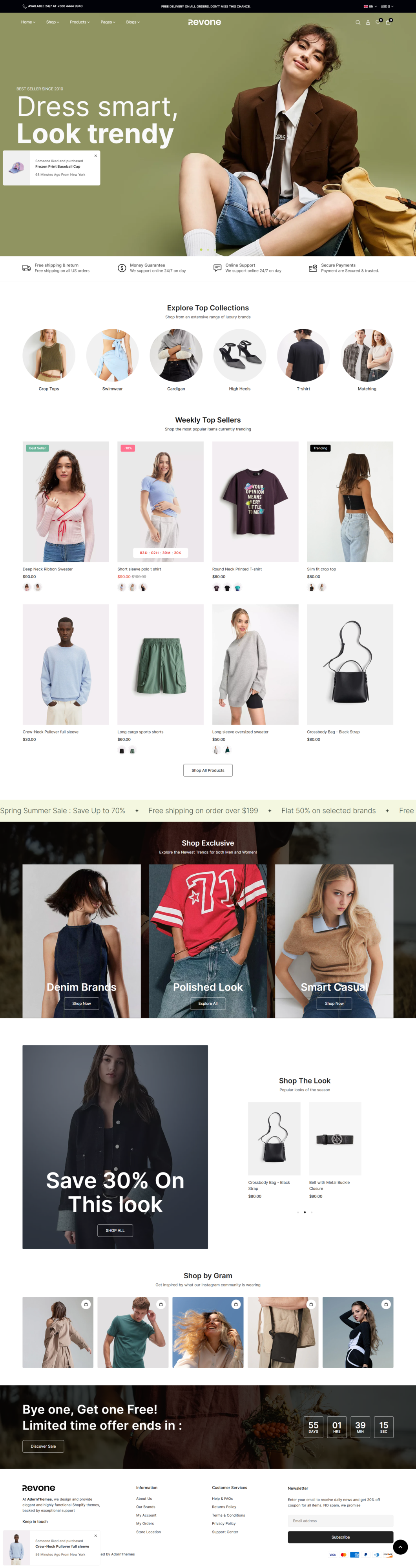 I will create, redesign, optimize shopify dropshipping store design