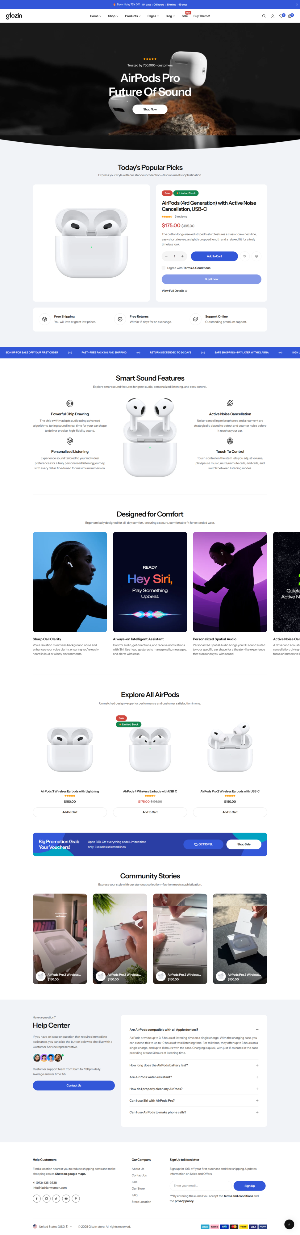 I will create, redesign, optimize shopify dropshipping store design