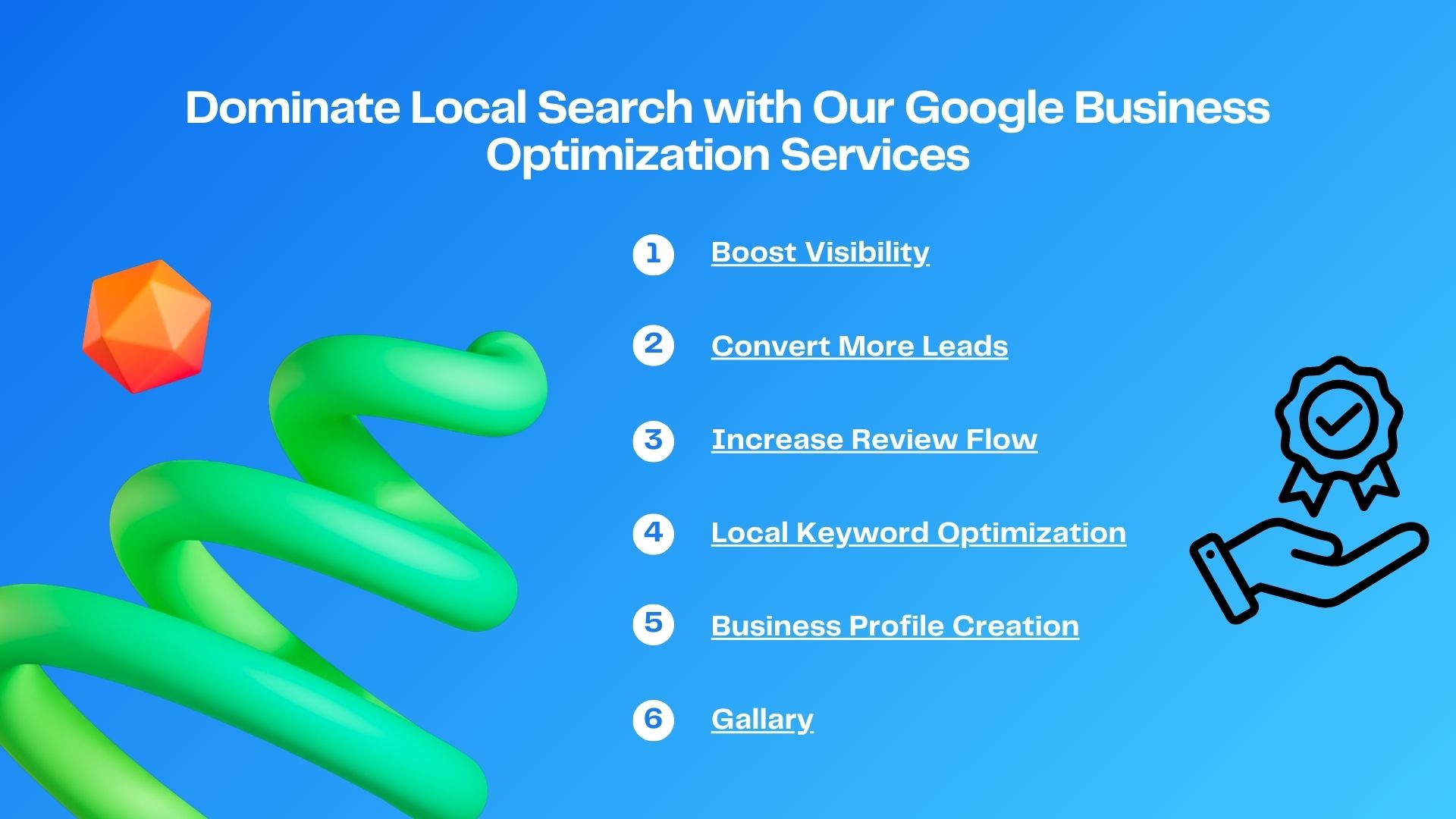 I will set up and optimize your GMB profile for faster ranking