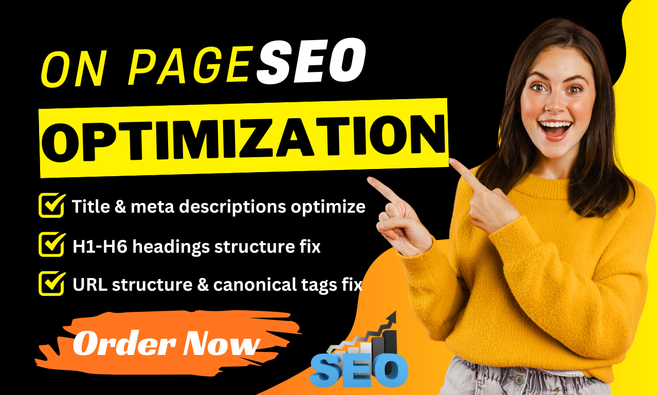 I will do complete on page SEO optimization for WordPress or any website