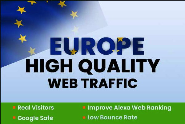 Targeted Europe website traffic, Europe web traffic