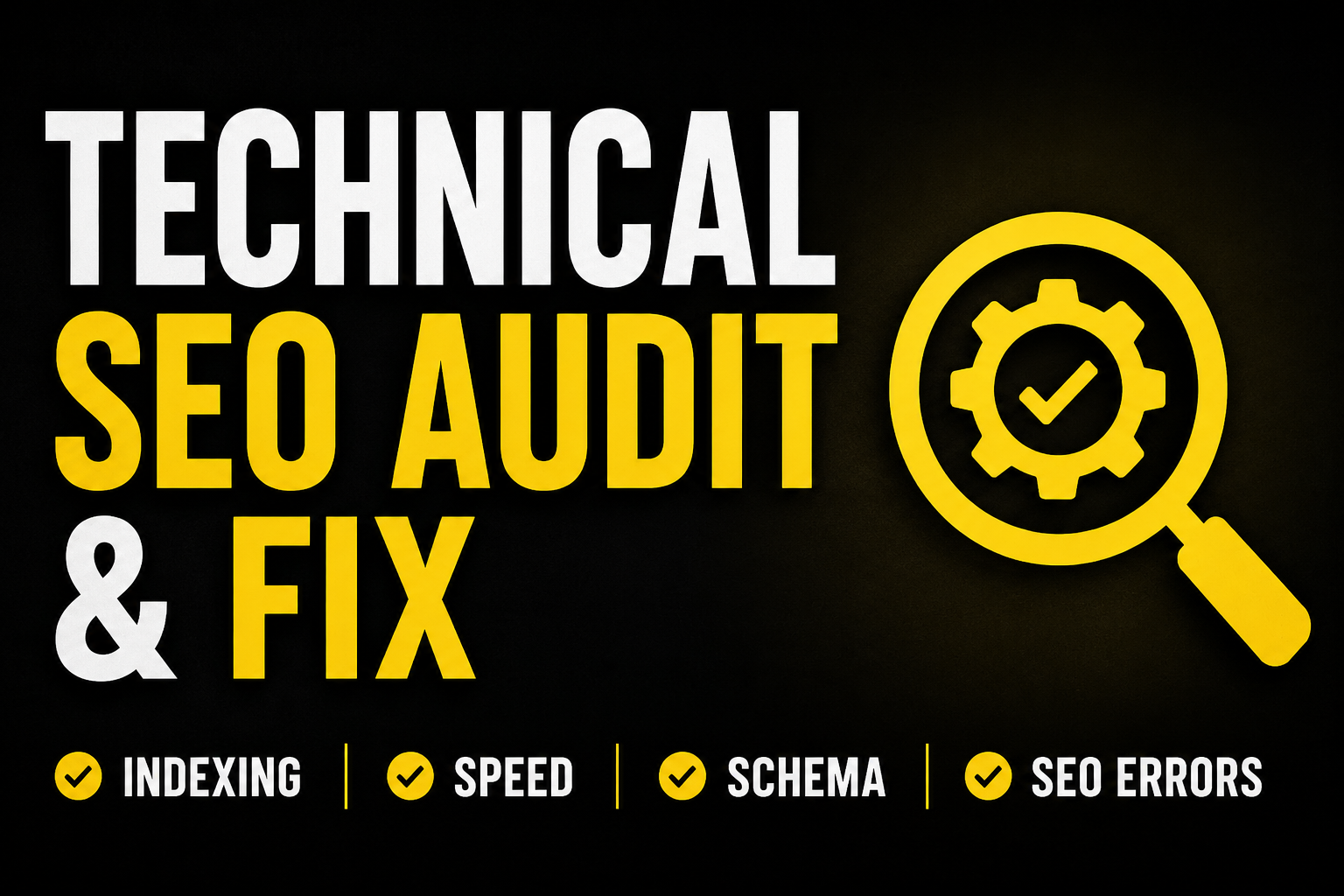 I will do technical SEO audit and fix critical issues