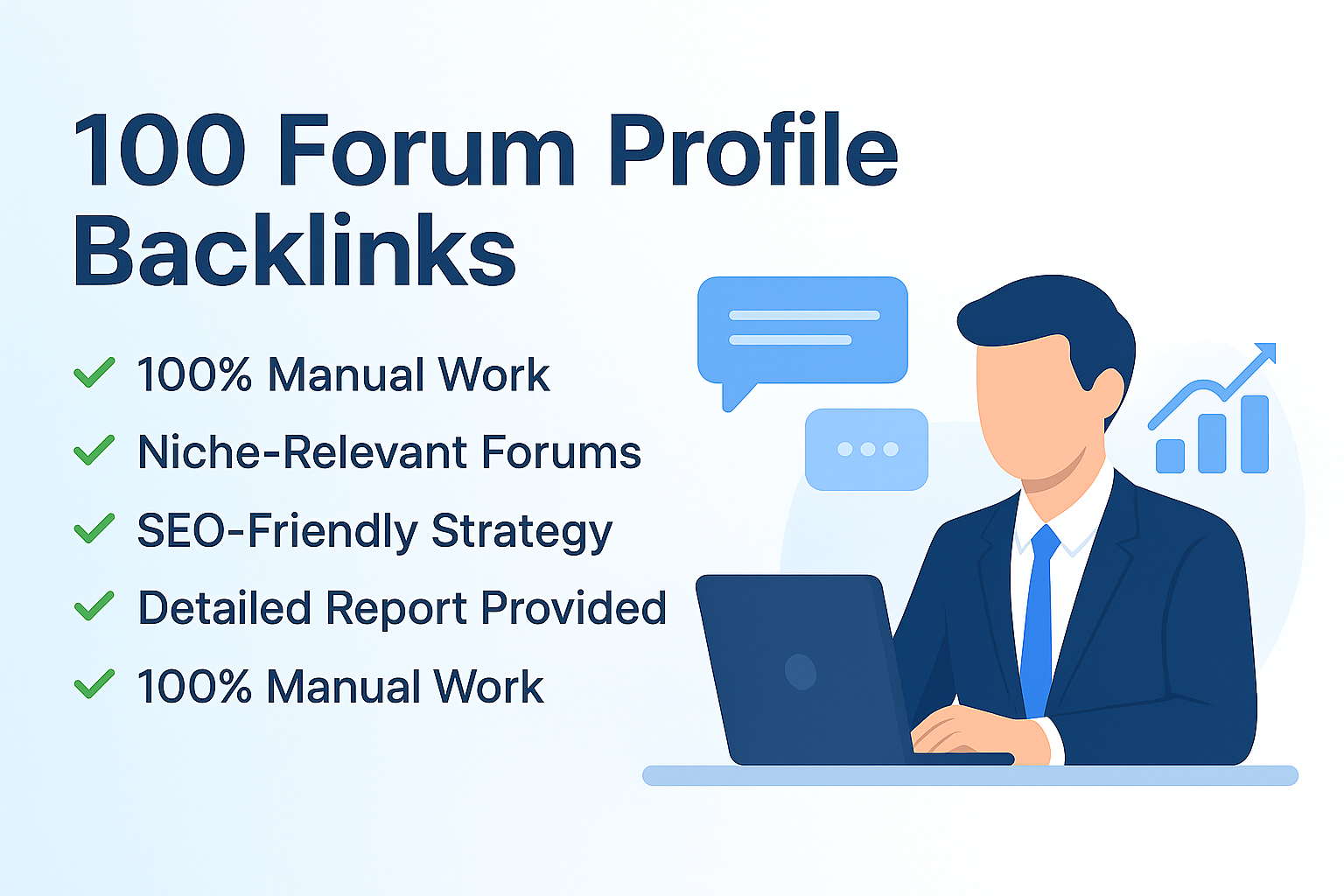 100 Contextual Forum Profile Backlinks &ndash; Safe, Manual & SEO-Friendly