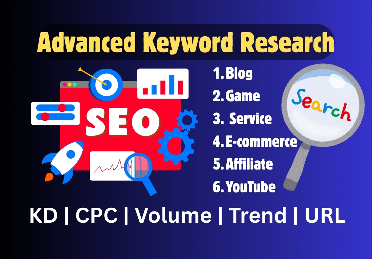 I will do Advanced SEO Keyword Research (25&ndash;50) for Fast Google Ranking