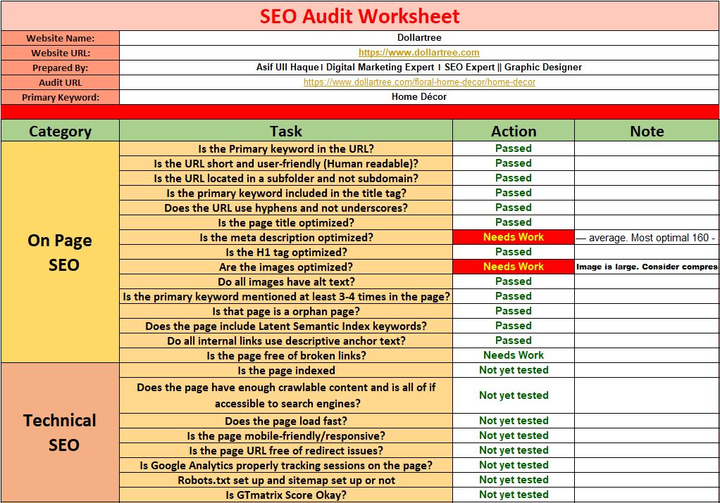 I will do advance SEO Audit for your website