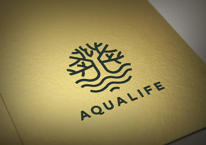 modern business logo design with copyrights