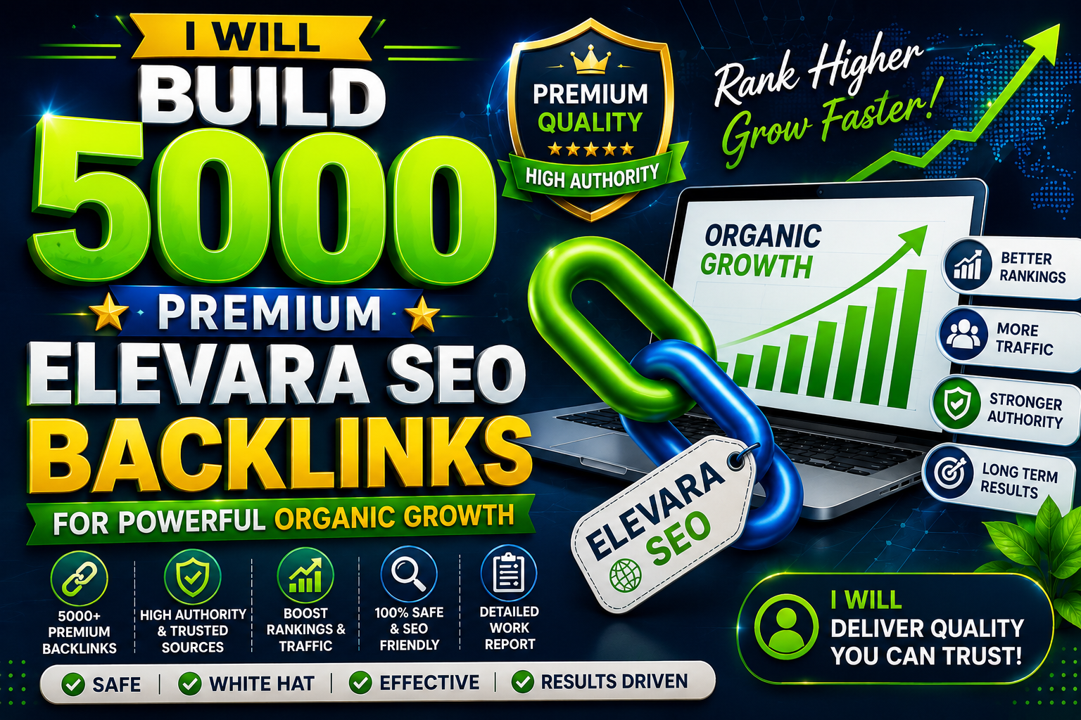 I Will Build 5000 Premium Elevara SEO Backlinks for Powerful Organic Growth