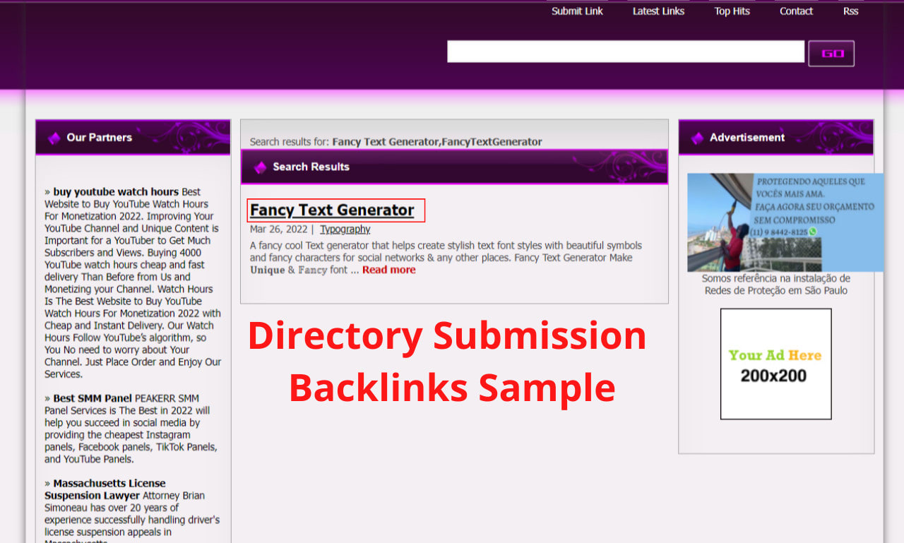 100 Manual Do-Follow Directory Submission Backlinks