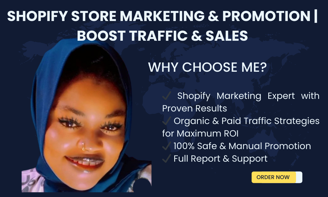 Shopify Store Marketing & advertising | drive Traffic & Sales